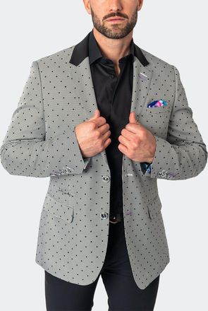 Maceoo Blazer Socrate Evo HoundstoothFlok Black