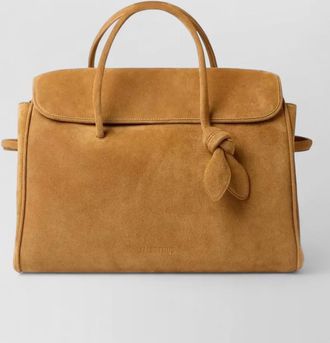 Jacquemus tote bag knotted detail shoulder strap handle