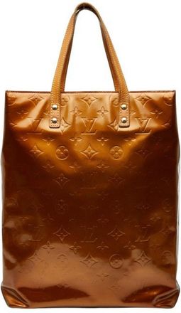 Louis Vuitton Bronze Brown Monogram Patent Leather Tote Bag (Pre-Owned)