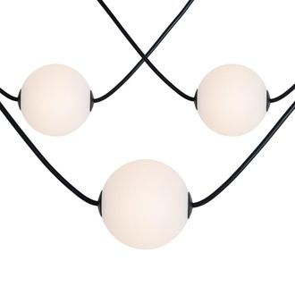 QAZQA Luces de cadena exterior modernas 16m led 28 luces