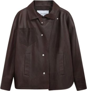 Margaux Lonnberg Margaux Lonnberg - Chemise Egan - Dames - Jassen - Bruin - Maat: XS