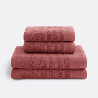 La Redoute Interieurs Set van 4 badstof handdoeken 600 g, ZAVARA