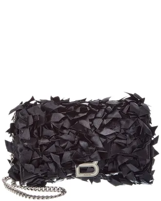Balenciaga Hourglass Bow Satin Wallet On Chain