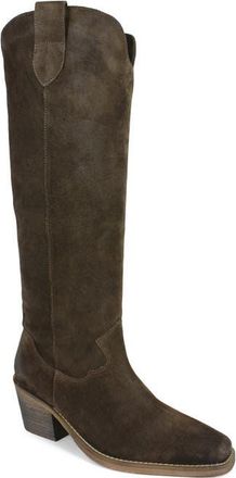Zigi Soho Bangor Western Boot in Brown Suede at Nordstrom, Size 11