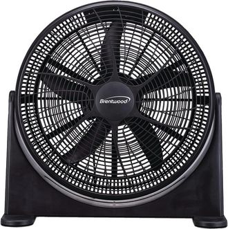 Brentwood Brentwood F-20BKR 20 in. High-Velocity Fan, Black