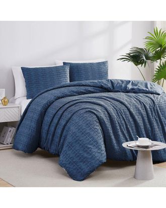 Southshore Fine Linens Dhara Textured Duvet Cover Set