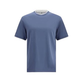 Brunello Cucinelli Uomo, Top, Blu, S, new