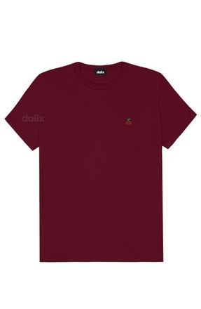 Dalix Womens Lil Cherry Jersey Tee in Maroon at Nordstrom, Size Xx-Large