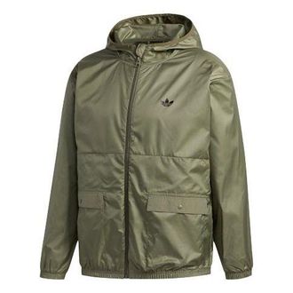 adidas originals Athleisure Casual Sports Jacket Green GD3554