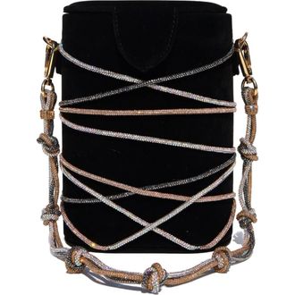 Simitri Knotty Bucket Bag in Black at Nordstrom