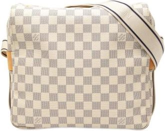 Louis Vuitton Pre-owned Cross Body Bags, female, White, Size: ONE SIZE Pre-owned Vintage Canvas Cross Body Bag