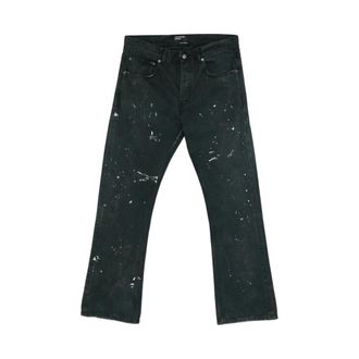 Enfants Riches Deprimes Straight Jeans, male, Black, Size: W38 Zurich 64 Flare Jeans