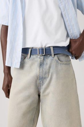 Levi's Cintur&oacute;n Washed Down Web - Hombre - 85 - Azul / Washed Indigo