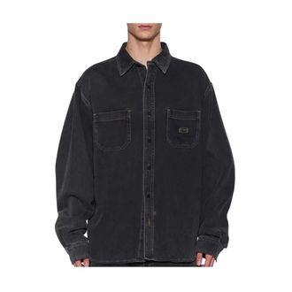 Ksubi Denim Shirts, male, Black, Size: S Vulture Denim LS Shirt