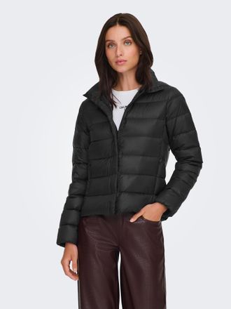Only Steppjacke ONLY ONLRUBY QUILTED DOWN JACKET OTW, Damen, Gr. XL, schwarz, Web, Obermaterial: 100% Nylon, unifarben, regular fit, Jacken Steppjacke
