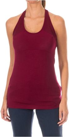 Tommy Hilfiger Mouwloze technische top met racerback - Dames - Tops zonder mouwen - Rood - XS - Satijn - Tops