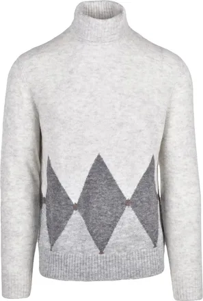 Ballantyne High Neck Sweater - Grey