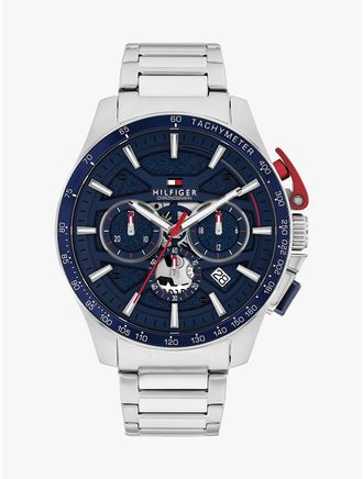 Tommy Hilfiger Mens 44MM Chronograph Sport Watch - Navy