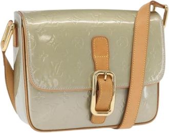 Louis Vuitton Pre-owned Vintage Cross Body Bag - Dames - Vintage Schoudertas - Grijs - ONE Size - Leer - Vintage