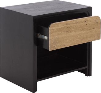 Safavieh Couture Halcyon Travertine Nightstand