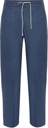 Eleventy Blue Elasticated Jogger Pants