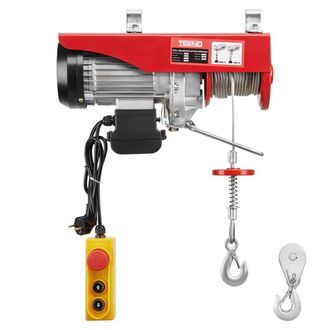 OEM Polipasto El&eacute;ctrico De 1450 W Y 20 M, Elevador De Sobrecarga, Cabrestante El&eacute;ctrico De 220 V, Suspensi&oacute;n Simple Y Doble, 400 Kg/800 Kg, 6 M/min 12 M/m