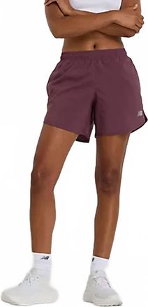 New Balance Sport Essentials Short In Faded Plum
