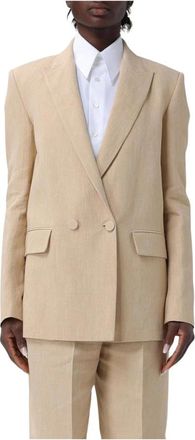 Fabiana Filippi Jassen, Dames, Beige, M, Formal Blazers