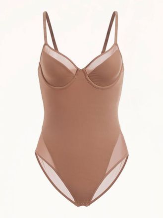 Wolford Sheer Opaque Bodysuit