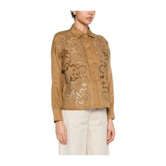 Max Mara Dames, Blouses & Shirts, Geel, Maat: XS