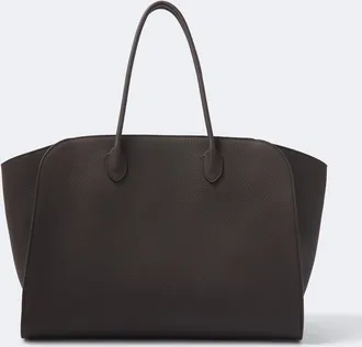 The Row Marlo 17 leather tote bag