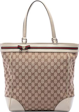 Gucci Pre-owned Gucci GG Canvas Web Mayfair Tote Ladies P57I42WNUEAI5XIP