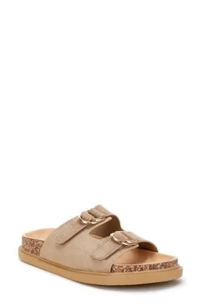 London Rag Totem Slide Sandal in Beige at Nordstrom Rack, Size 6.5