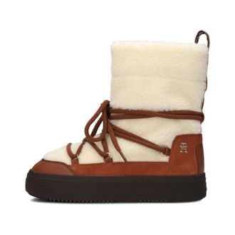 Tommy Hilfiger Dames, Schoenen, Bruin, Maat: 37 EU Leer