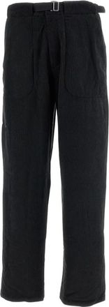Pas Normal Studios Off-Race Pants - Heren - Straight fit broeken - Zwart - S - Leer - Broeken