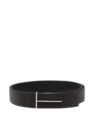 Tom Ford Dark Brown Leather Belt