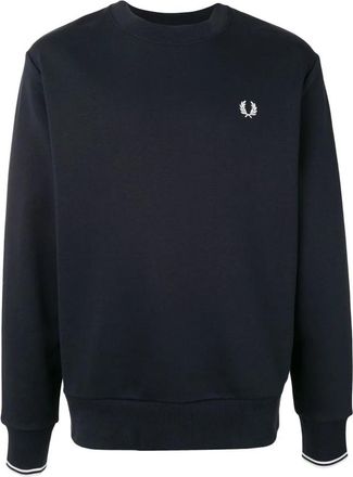 Fred Perry Casual Sweatshirt met Ronde Hals - Heren - Sweatshirts - Blauw - XL - Hoodies & sweatvesten