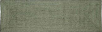vidaXL Alfombra De &Aacute;rea Verde Oliva 80 X 250 Cm Yute Vidaxl