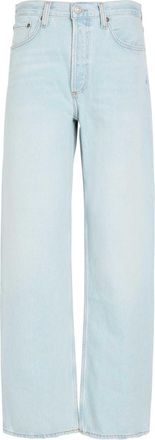 A Gold E Agolde Arc Wide-leg Jeans - Light Blue - 27 (W27 / UK8-10 / S)