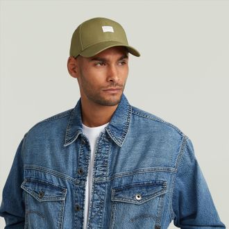 G-Star Baseball Cap G-STAR Originals Baseball Cap, Herren, gr&uuml;n (shamrock), Web, Obermaterial: 100% Baumwolle, unifarben, Caps Baseball Cap, mit Label-Aufn&auml;h
