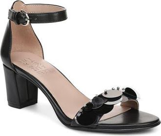 Naturalizer Vera Glow Ankle Strap Sandal in Black at Nordstrom, Size 5.5
