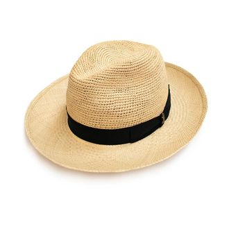 Borsalino Hats, female, Beige, Size: M Panama Semi-crochet Hat