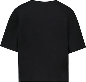 Zadig&Voltaire Womens Taida Heart Strass T-Shirt - Zadig & Voltaire Cotton Black Ready-To-Wear T-Shirts