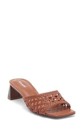 Abound Marigold Slide Sandal in Tan Chestnut at Nordstrom Rack, Size 6.5