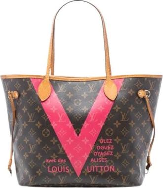 Louis Vuitton Pre-owned Tote Bags, female, Brown, Size: ONE SIZE Pre-owned Fabric Tote