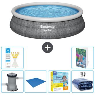Bestway Piscina Bestway Fast Set Redonda - 457x84 Cm - 7-piezas S245