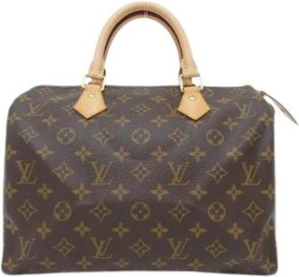 Louis Vuitton Pre-owned Handbags, female, Brown, Size: ONE SIZE Pre-owned Vintage Canvas Handbag