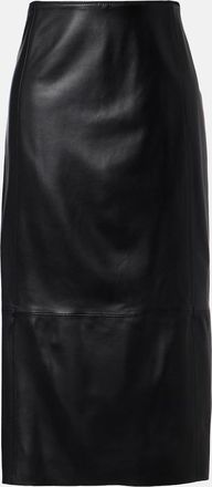 Vince Leather pencil skirt