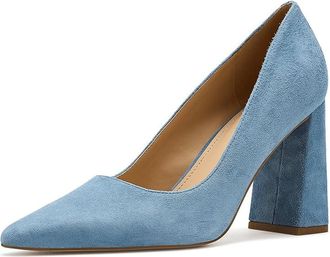 Marc Fisher Minny Womens Shoes Blue Suede : 9.5 M