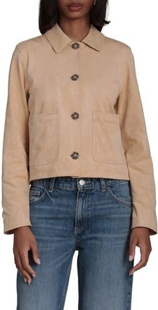 Bagatelle Faux Suede Jacket in Driftwood at Nordstrom, Size X-Large